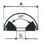 RONDELLE PLASTIQUE + CACHE VIS Diamètre:14 mm 1006369