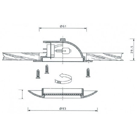 SPOT SEXTANS L - Foresti & Suardi Eclairage intérieur  65335103