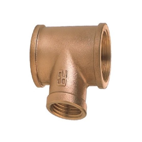 Té femelle  bronze - Guidi Vannes & Raccords plomberie  43250511