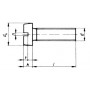 VIS A/CYLINDRIQUE DIN84 A4 Visserie  20260000