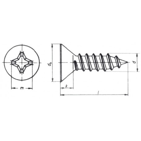 VIS DIN7982 A4 Visserie  20260359