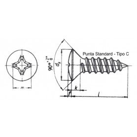 VIS DIN7983 A4 Visserie  20260007