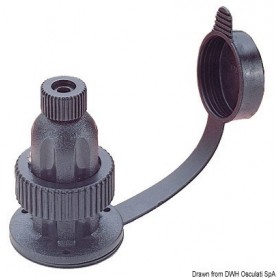 Prise étanche en polycarbonate avec contacts en laiton Le lot de 2 - Osculati Prise 220 V et 12 V camping 8033137002007 14.470.0