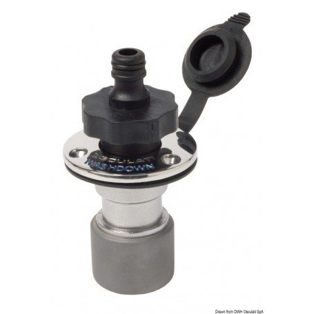 Nable de rinçage de pont - Osculati Pompe de lavage et tuyau 8033137194863 16.442.22