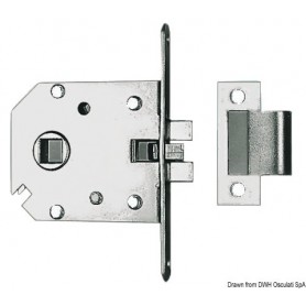 Serrure anti-vibration réversible (D-G) à encastrer - Osculati Serrures et loquets 8033137036347 38.409.70