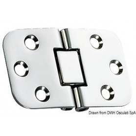 Charnière ras Le lot de 2 - Osculati Charnières Haute Qualité 8033137005404 38.460.79