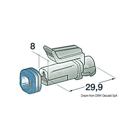 Connecteurs étanches en plastique - Osculati Cosses et Cables électriques 8033137089763 14.235.10