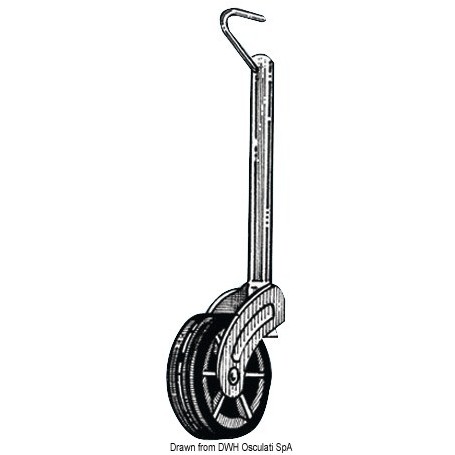 Roue jockey - Osculati accessoires remorque 8033137067969 02.014.56