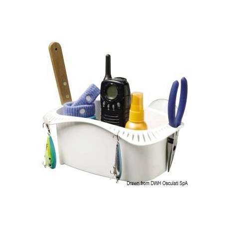 Niche fourre-tout en plastique blanche Le lot de 2 - Osculati Rangement & fourre tout 8033137045424 48.438.51