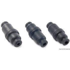 Prise volante Culversterns étanche en caoutchouc avec contacts en laiton - Osculati Prise 220 V et 12 V camping 8033137001512 14