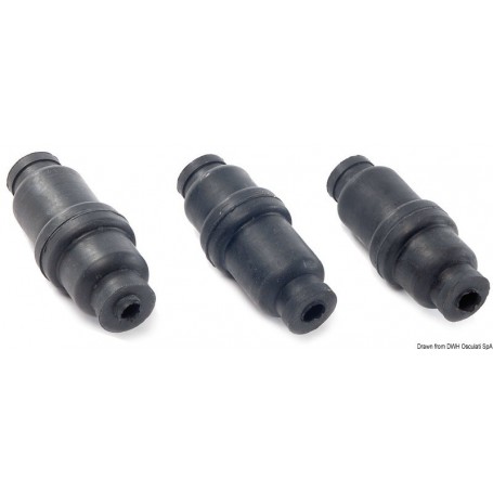 Prise volante Culversterns étanche en caoutchouc avec contacts en laiton - Osculati Prise 220 V et 12 V camping 8033137001512 14