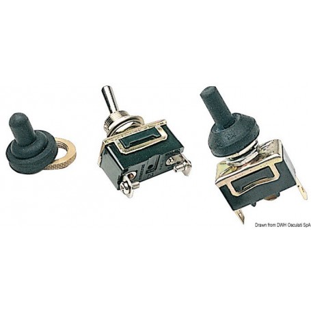 Interrupteur à levier lot de 10 - Osculati Les Interrupteurs  14.925.01