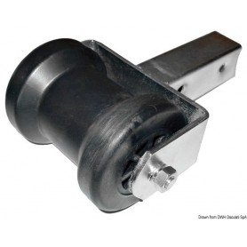 Roue central fixe - Osculati accessoires remorque 8033137068935 02.030.01