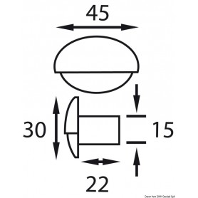 Lumière LED de courtoisie BATSYSTEM Steeplight - Batsystem Eclairage intérieur 8033137020759 13.887.03