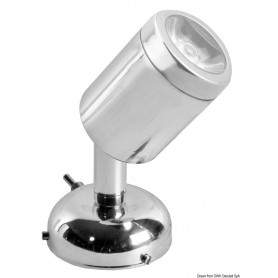 Spot LED orientable avec interrupteur - Osculati Eclairage intérieur 8033137054457 13.904.01