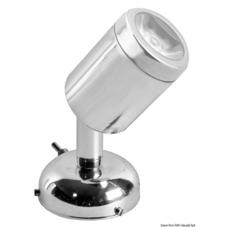 Spot LED orientable avec interrupteur - Osculati Eclairage intérieur 8033137054457 13.904.01