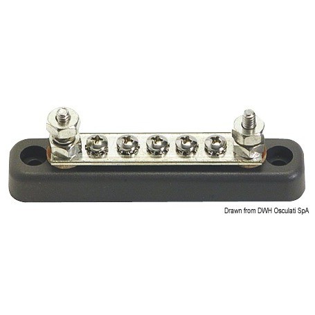 Barrette support Bus-Bar - Osculati Fusibles & Porte fusible 8033137001819 14.207.04