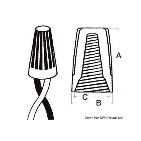 Joints pour câbles électriques en plastique - Osculati Cosses et Cables électriques 8033137086502 14.155.01