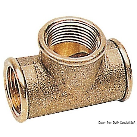 Lot Raccords Té en laiton - Osculati Vannes & Raccords plomberie 8033137101205 17.317.00