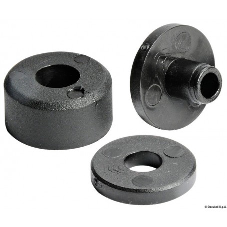 Entretoises bloquer de vitre, pour fixation pare-brise - Osculati Serrures et loquets 8033137126086 37.350.01