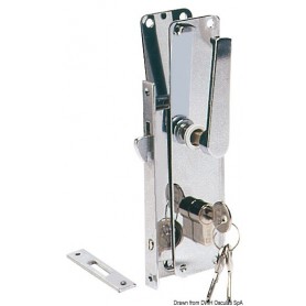 Serrures pour portes coulissantes Avec poignée - Osculati Serrures et loquets 8033137019319 38.348.70