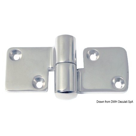 Charnières 5 mm AISI 316 en microfusion - Osculati Charnières Haute Qualité 8033137005497 38.512.00