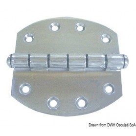 Mega charnière moulée - Osculati Charnières Haute Qualité 8033137129858 38.921.01