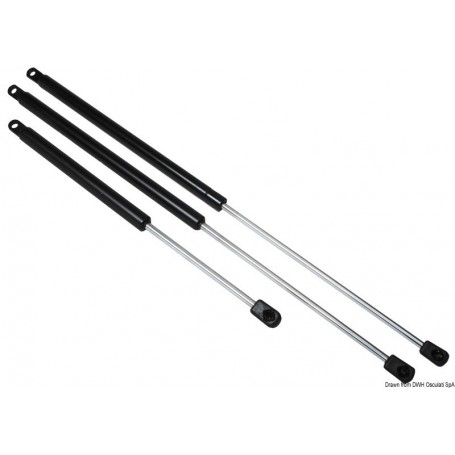 Ressorts à gaz en acier verni  sphère - Osculati Vérin de capot 8033137046957 38.114.01