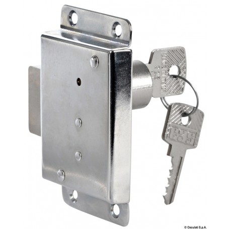 Serrure Extérieur en laiton chromé - Osculati Serrures et loquets 8033137016462 38.132.00DX