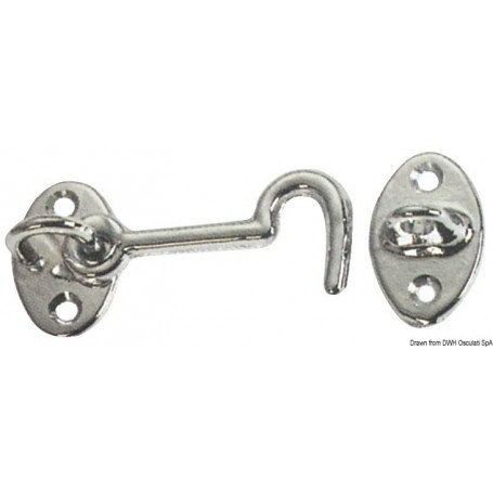 Crochets laiton chromé - Osculati Crochet et Porte-manteau 8033137127618 38.174.60