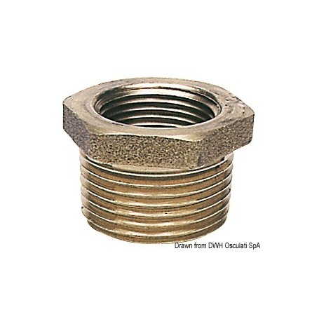 Réducteurs en laiton mâle/femelle - Osculati Vannes & Raccords plomberie 8033137098550 17.221.00