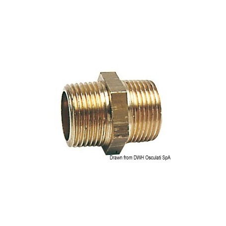 lot Niples doubles en laiton - Osculati Vannes & Raccords plomberie 8033137098994 17.225.00