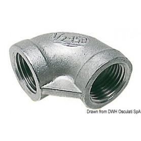 Raccords coudés 90 femelle/femelle inox - Osculati Vannes & Raccords plomberie 8033137102134 17.326.01