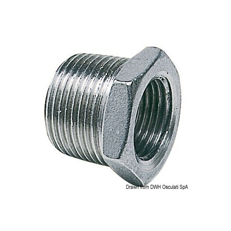 Réducteur mâle femelle inox - Osculati Vannes & Raccords plomberie 8033137101465 17.321.01