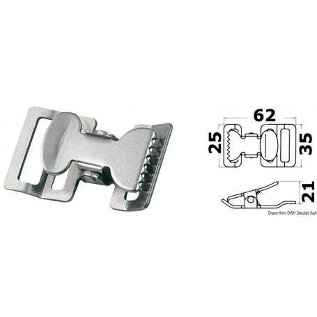 Tendeur inox - Osculati Les sangles d'arrimage 8033137052040 06.441.36