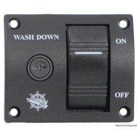 Panneau de commande pour pompes Washdown lavage de pont - Osculati Pompe de lavage et tuyau  16.610.12