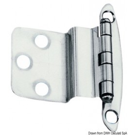 Charnières en acier pour écoutilles - Osculati Charnières Haute Qualité 8033137007712 71.607.00