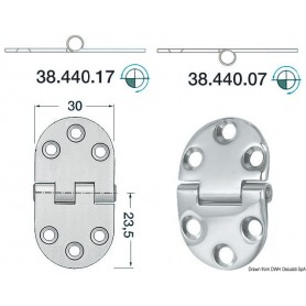Charnières 2 mm - Osculati