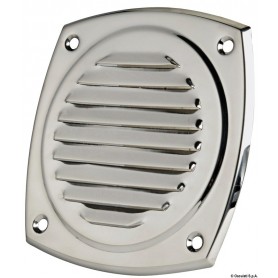 Grilles d'aération en acier inox - Osculati Ventilation 8033137160912 53.302.01