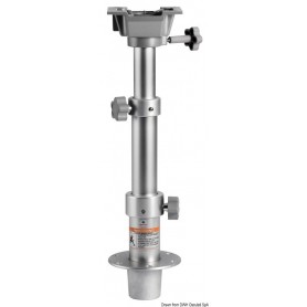 Pied de table tri-télescopique amovible - Osculati table et pied de table 8033137150180 48.421.01