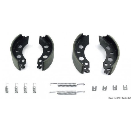 Kit freins pour remorques - Osculati accessoires remorque 8033137069338 02.035.02