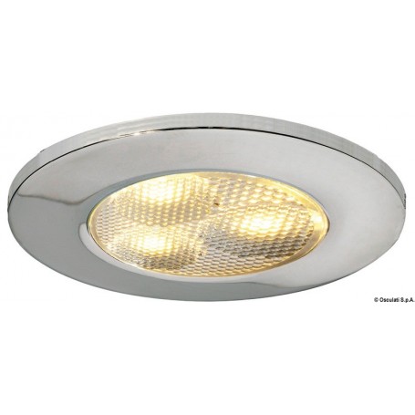 Plafonnier LED Montsarrat à encastrer - Osculati Version:Spot Monserrat inox poli 803313708457713.445.11
