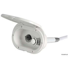 Coffret douche avec douche à bouton Mizar et interrupteur étanche on/off - Osculati Douche et douchette 8033137093241 15.241.01