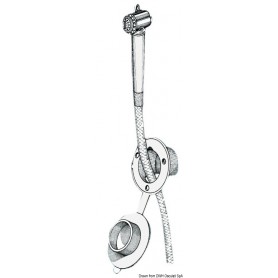 Coffret douche avec douche à bouton Mizar à paroi - Osculati Douche et douchette 8033137093418 15.245.00