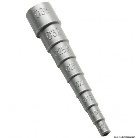 Adaptateur universel avec embout - Osculati Vannes & Raccords plomberie 8033137097553 17.175.38