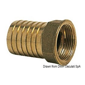 Embout femelle en laiton moulé - Osculati Vannes & Raccords plomberie 8033137097942 17.199.01