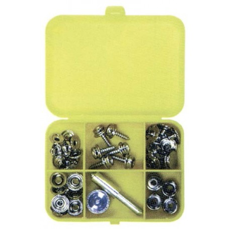 KIT BOUTONS FERMETURE RAPIDE POUR TOILE réf 40250257