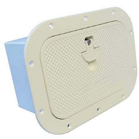 COFFRE 270x370 BLANC ALUMINIUM réf 35250432