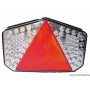 Feu arrière à LED avec catadioptre triangulaire - Osculati accessoires remorque 8033137068140 02.021.20
