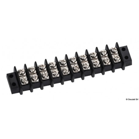 Bornier en bakélite haute isolation - Osculati Fusibles & Porte fusible 8033137089107 14.206.21